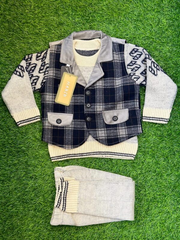 3 Piece winter collection for baby boys